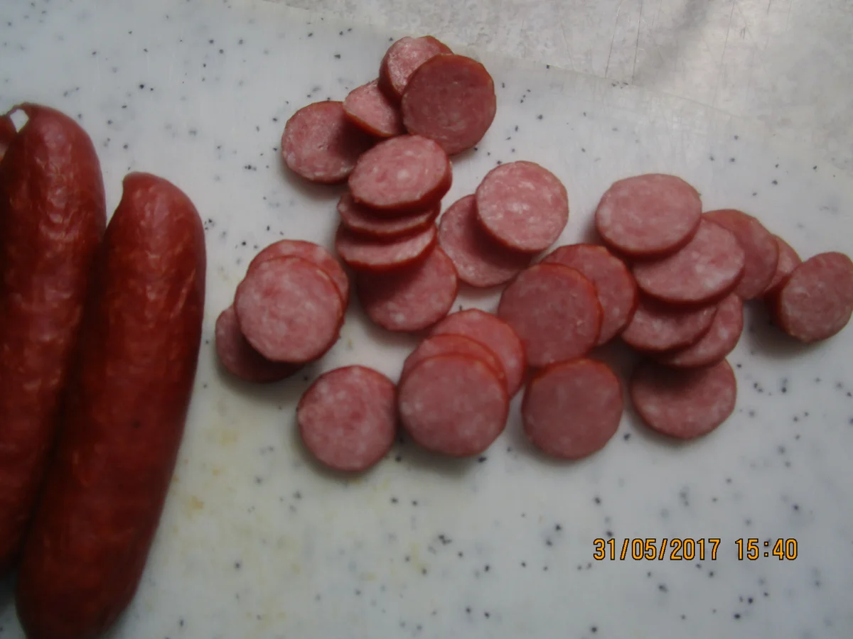 Rezept: Spargelsuppe ~ mit Kabanossi-Chips und Radieschen Bild Nr. 2995 Spargelsuppe ~ mit Kabanossi-Chips und Radieschen - Rezept - Bild Nr. 2995