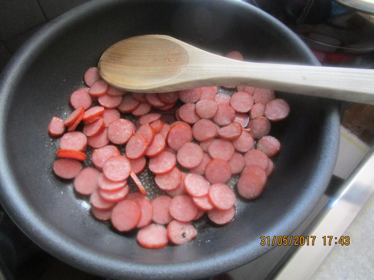 Spargelsuppe ~ mit Kabanossi-Chips und Radieschen - Rezept - Bild Nr. 3000