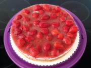 Erdbeer Quark-Sahne-Amaretto Torte - Rezept - Bild Nr. 2988