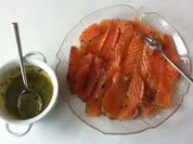 Gebeizter Lachs mit Senfsoße - Rezept - Bild Nr. 2991