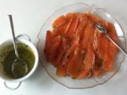 Gebeizter Lachs mit Senfsoße - Rezept - Bild Nr. 2991