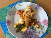 Pfannkuchen aus Maismehl gefüllt mit grünem Spargel - Rezept - Bild Nr. 3005