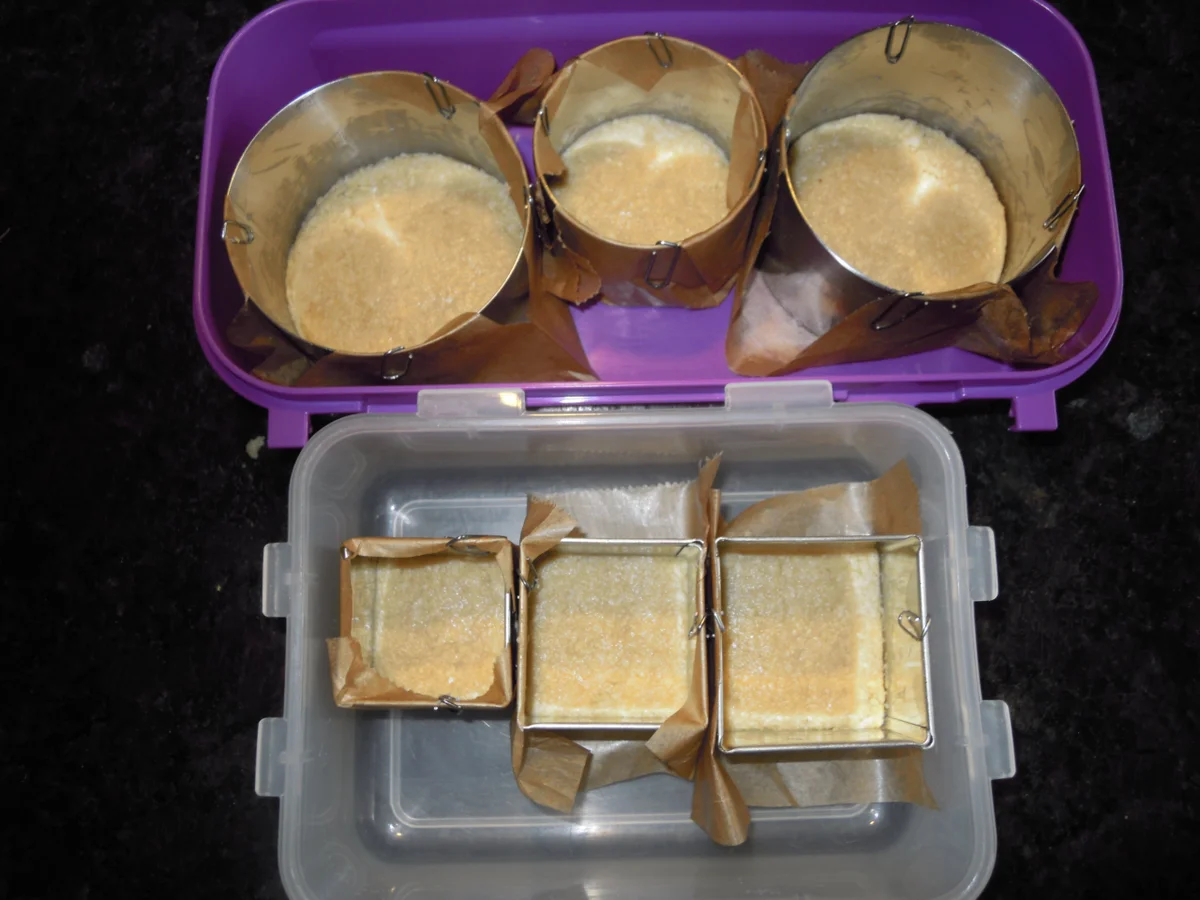 Zitronen Parfait Törtchen auf Zitronen-Waffelboden - Rezept - Bild Nr. 3015