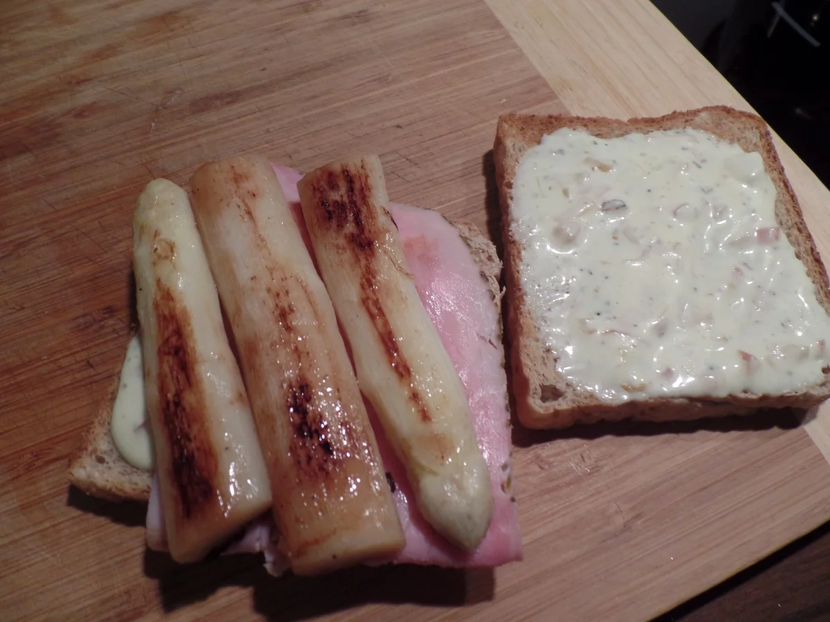 Open Spargel -Burger - Rezept - Bild Nr. 3019