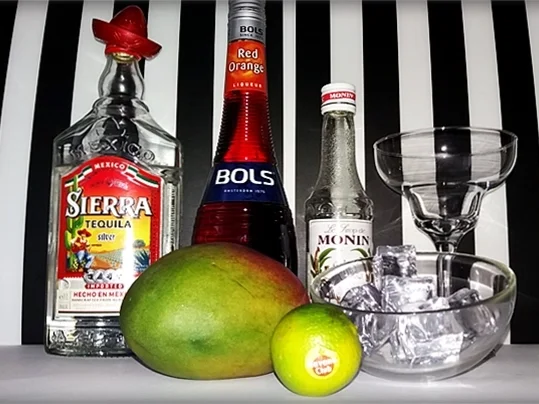 Mango Margarita ➯ Cocktail aus frischen Zutaten - Rezept - Bild Nr. 3013