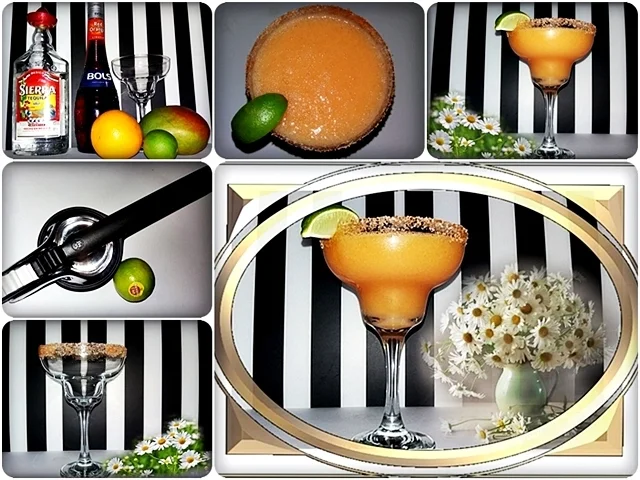 Mango Margarita ➯ Cocktail aus frischen Zutaten - Rezept - Bild Nr. 3021
