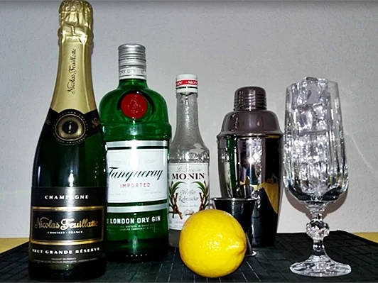 Rezept: French 75 ➯ atemberaubender Aperitif Bild Nr. 3012 French 75 ➯ atemberaubender Aperitif - Rezept - Bild Nr. 3012