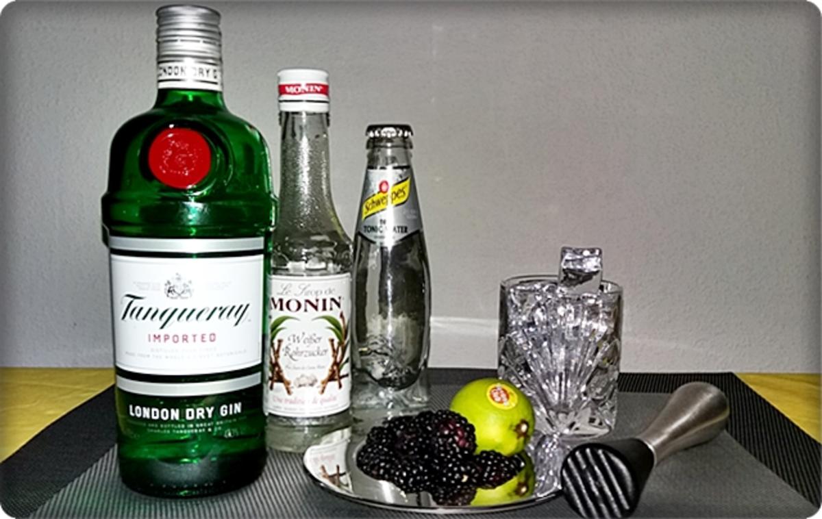 Gin ➯ Bramble ➯ Cocktail - Rezept - Bild Nr. 3