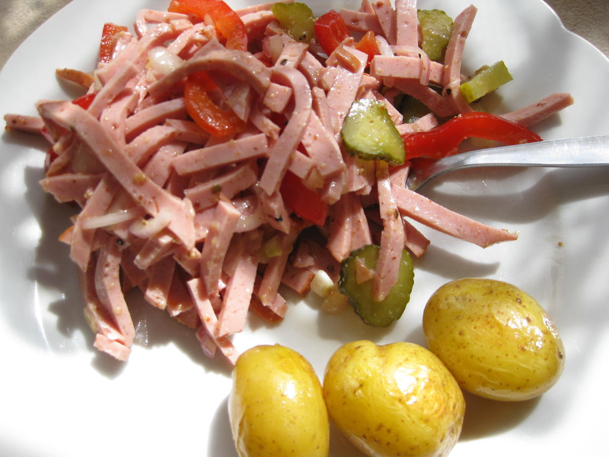 Leberkäse Salat - Rezept - Bild Nr. 3013