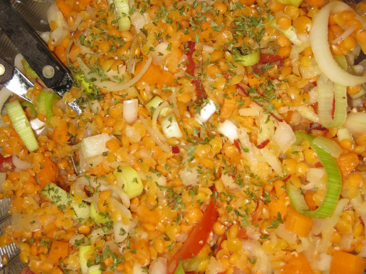 Rote Linsen-Salat - Rezept - Bild Nr. 3014