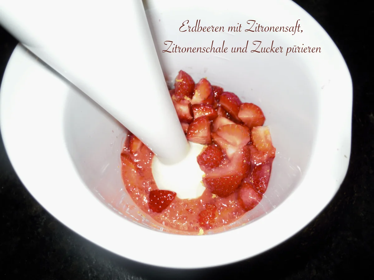 Erdbeer Parfait - OHNE Eismaschine - Rezept - Bild Nr. 3011