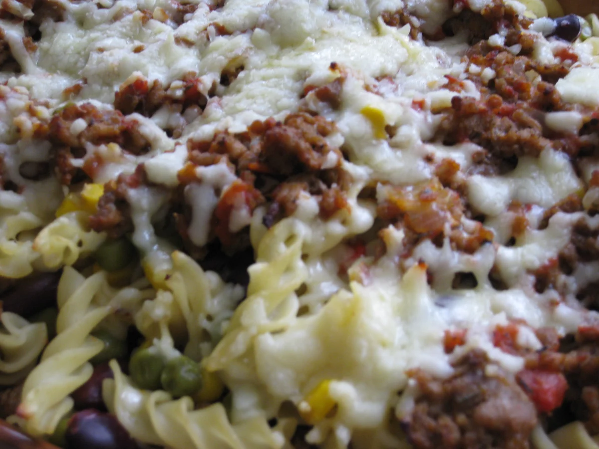 Nudel-Gratin mit Mais und Bohnen - Rezept - Bild Nr. 3012