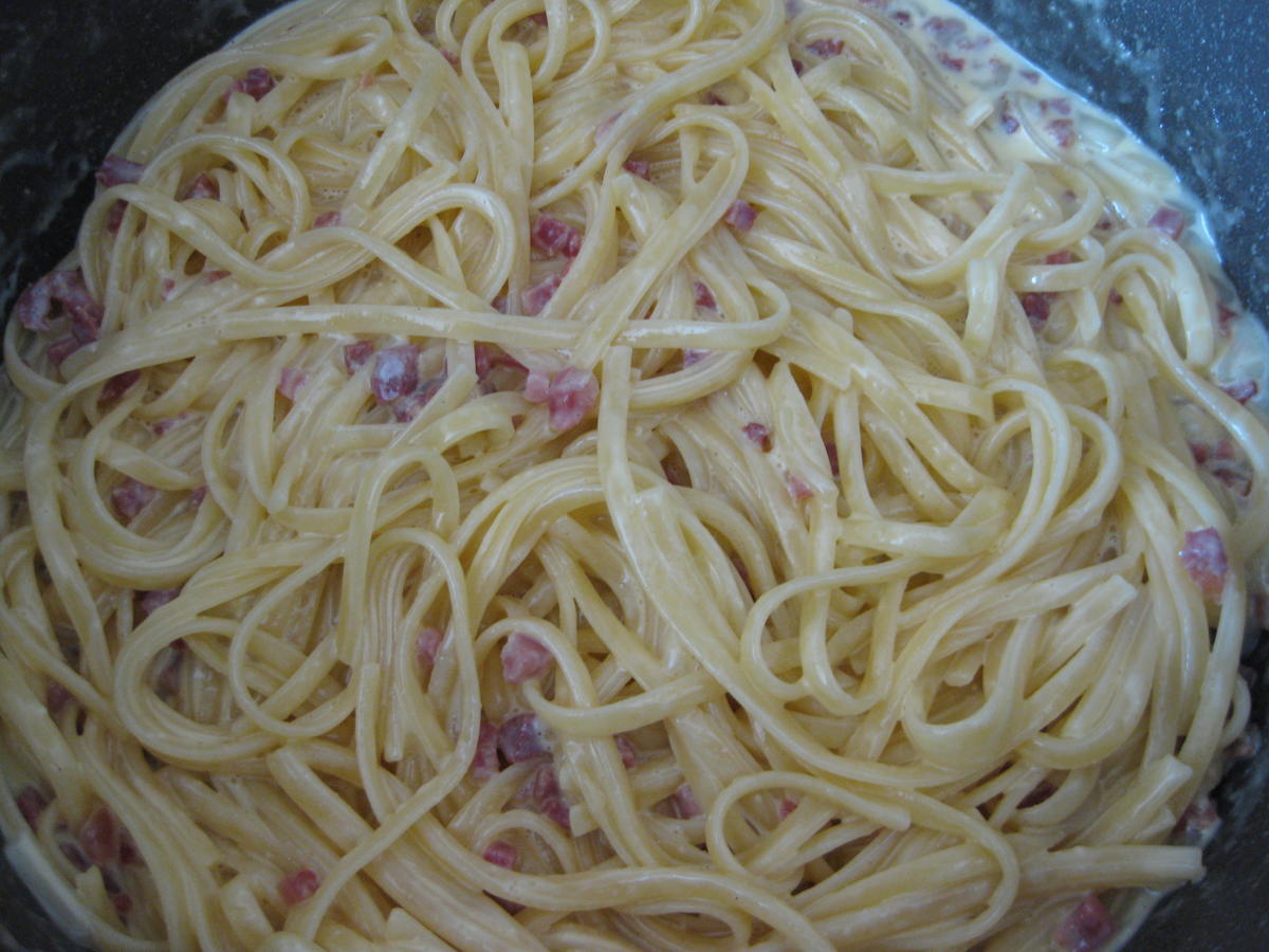 Spaghetti alla Carbonara wie in Südtirol - Rezept - Bild Nr. 4