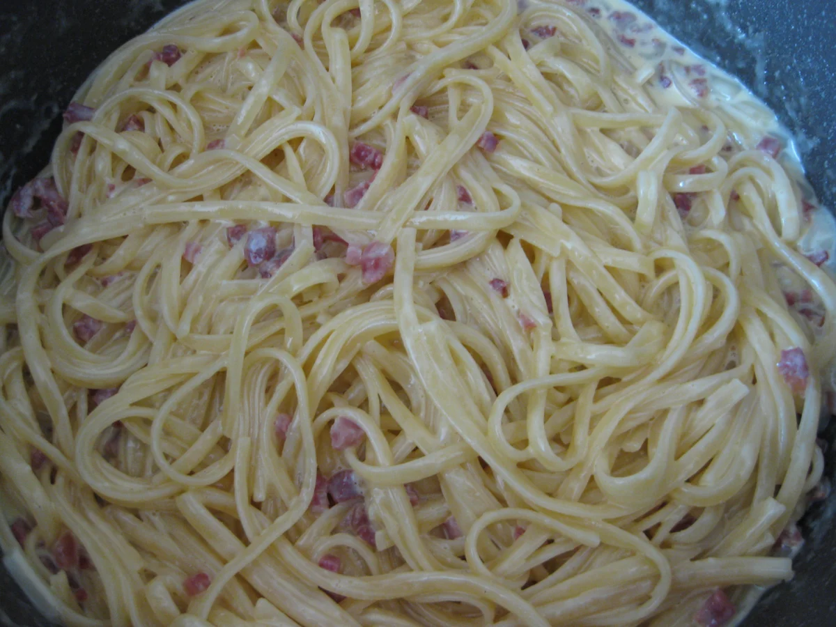 Rezept: Spaghetti alla Carbonara wie in Südtirol Bild Nr. 4 Spaghetti alla Carbonara wie in Südtirol - Rezept - Bild Nr. 4