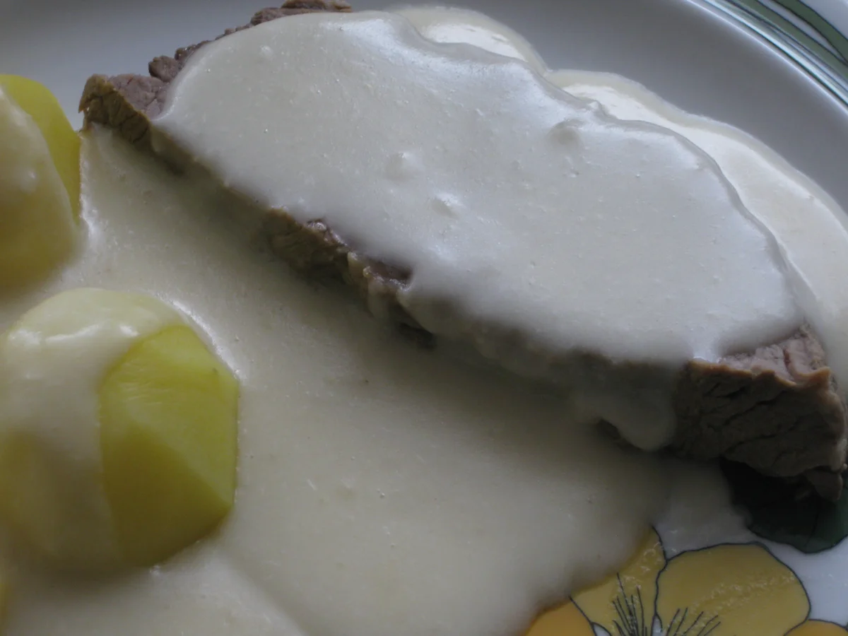 Tafelspitz mit Meerrettichsoße - Rezept - Bild Nr. 3013