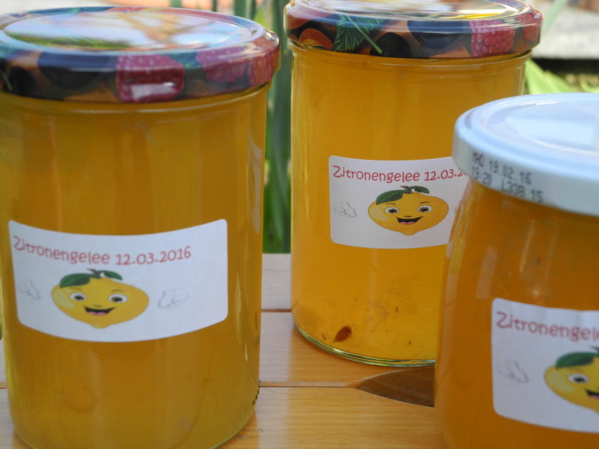 Zitronengelee Mal was saures - Rezept mit Bild Zitronengelee Mal was saures - Rezept mit Bild