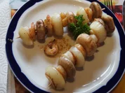 Zwiebel-Champignon-Garnelen-Spieße - Rezept - Bild Nr. 3022