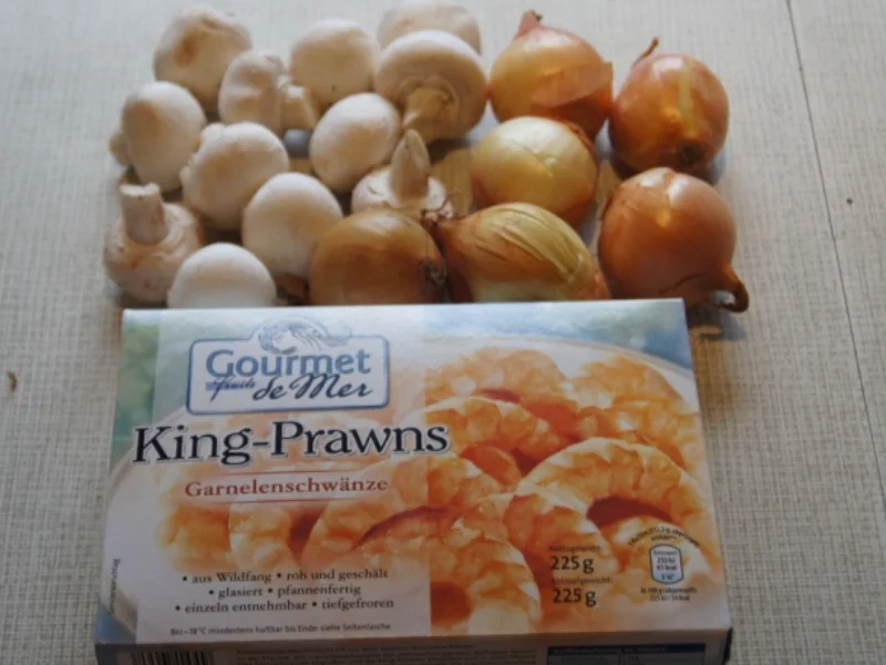 Zwiebel-Champignon-Garnelen-Spieße - Rezept - Bild Nr. 3027