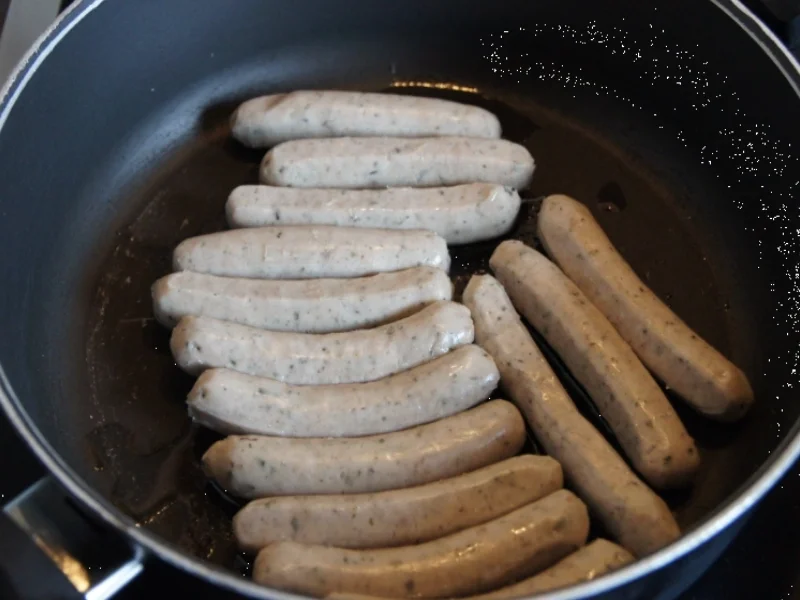 Nürnberger Rostbratwurst auf Paprikasalat mit Asia-Dressing - Rezept - Bild Nr. 3031
