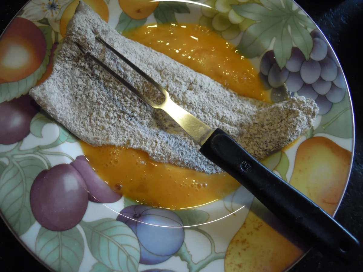 Bachforelle in Flohsamenpanade - Rezept - Bild Nr. 3033