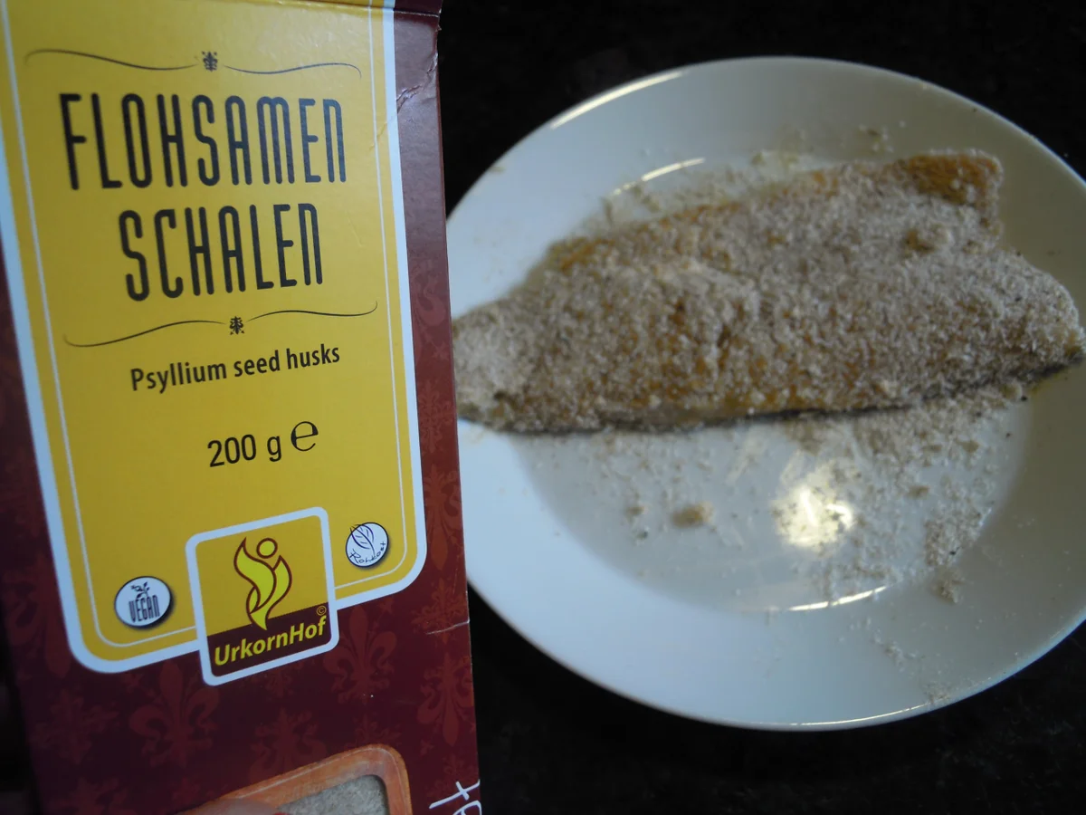 Bachforelle in Flohsamenpanade - Rezept - Bild Nr. 3035