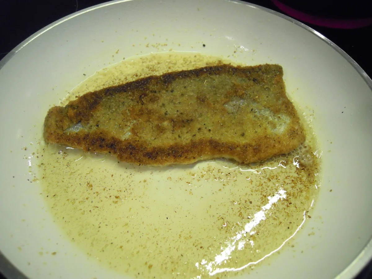 Bachforelle in Flohsamenpanade - Rezept - Bild Nr. 3037