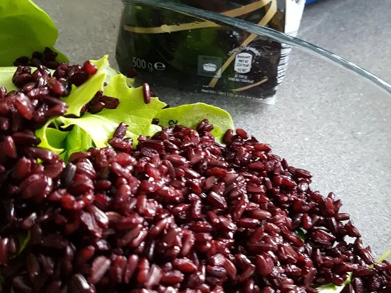 Rezept: Salat mit Flusskrebsen und schwarzem Reis Bild Nr. 3034 Salat mit Flusskrebsen und schwarzem Reis - Rezept - Bild Nr. 3034