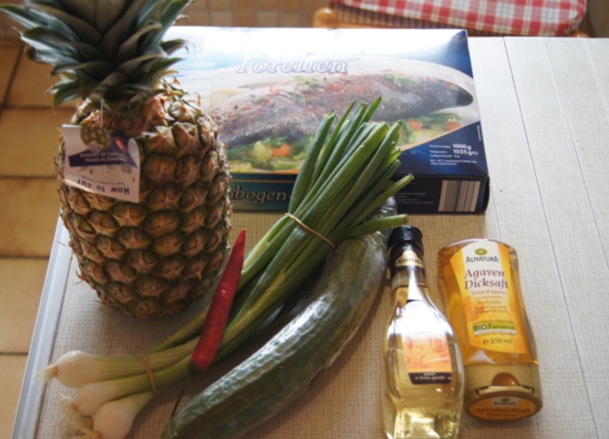 Forelle mit Ananas-Salsa - Rezept - Bild Nr. 3031