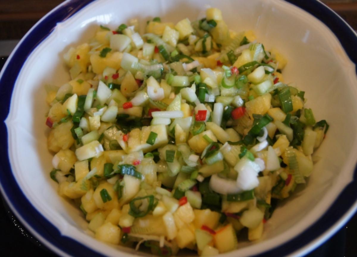 Forelle mit Ananas-Salsa - Rezept - Bild Nr. 3040