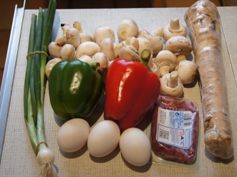 Rezept: Paprika-Champignon-Omelett Bild Nr. 3 Paprika-Champignon-Omelett - Rezept - Bild Nr. 3