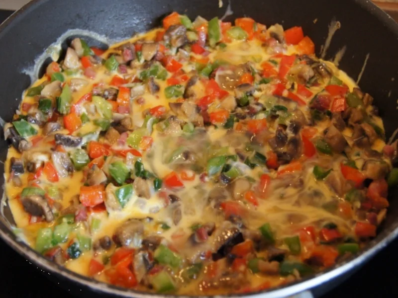 Rezept: Paprika-Champignon-Omelett Bild Nr. 9 Paprika-Champignon-Omelett - Rezept - Bild Nr. 9