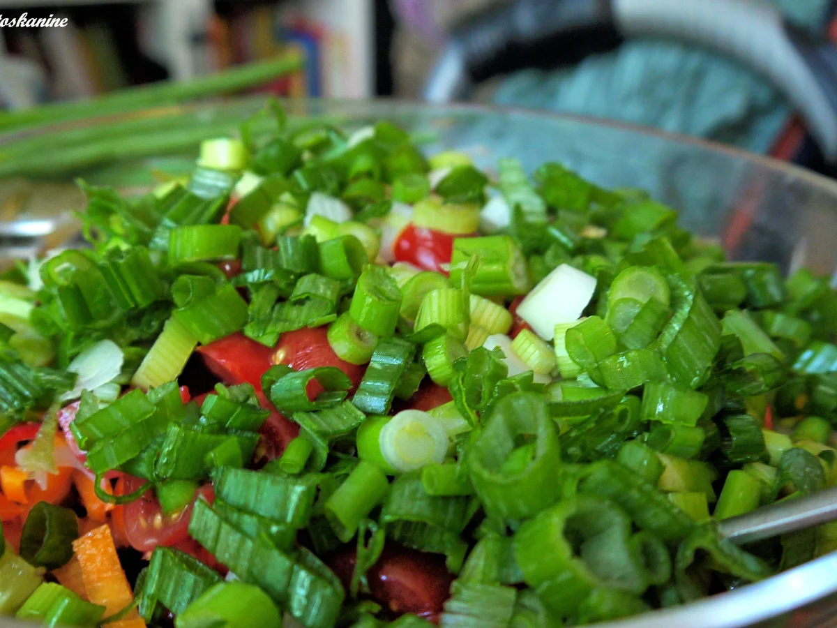 Scharfer Glasnudelsalat mit mariniertem Schweinefleisch - Rezept - Bild Nr. 13