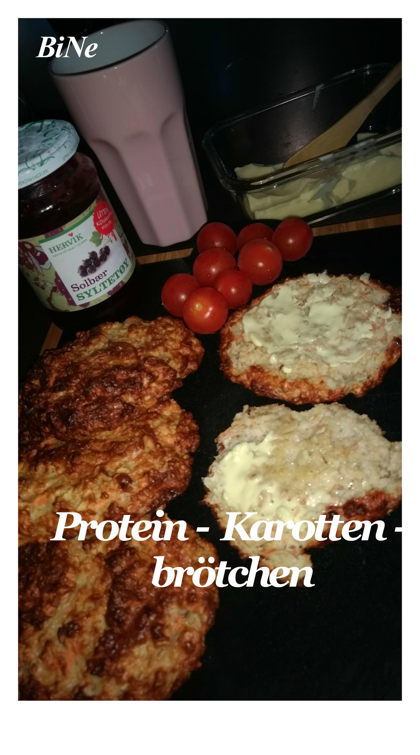 Bilder für BiNe` S PROTEIN - KAROTTENBRÖTCHEN - Rezept