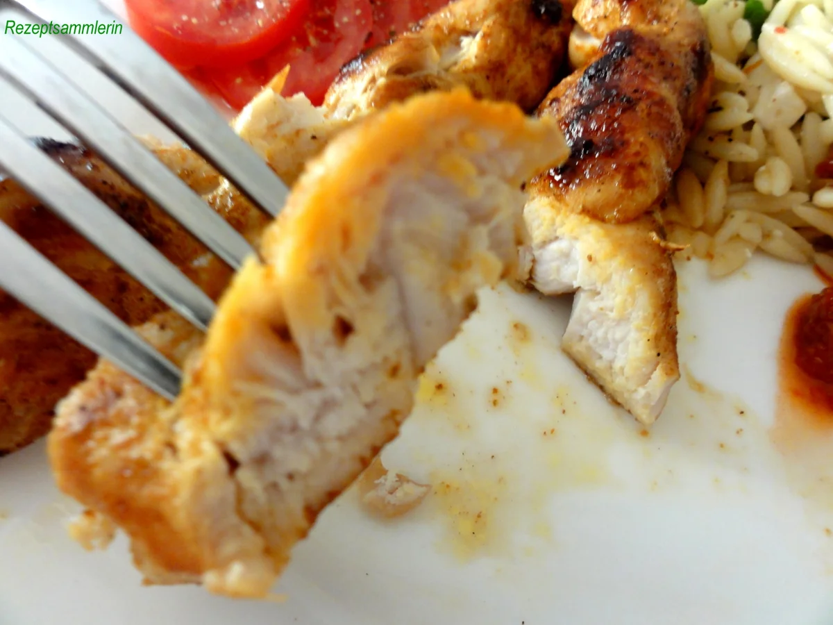 Rezept: Geflügel: HÄHNCHEN ~ INNEN ~ FILET ~ SPIESSE Bild Nr. 3060 Geflügel: HÄHNCHEN ~ INNEN ~ FILET ~ SPIESSE - Rezept - Bild Nr. 3060