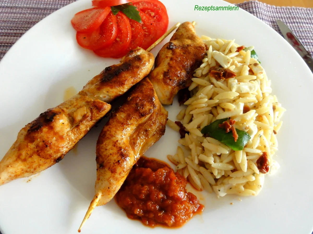 Rezept: Geflügel: HÄHNCHEN ~ INNEN ~ FILET ~ SPIESSE Bild Nr. 3063 Geflügel: HÄHNCHEN ~ INNEN ~ FILET ~ SPIESSE - Rezept - Bild Nr. 3063