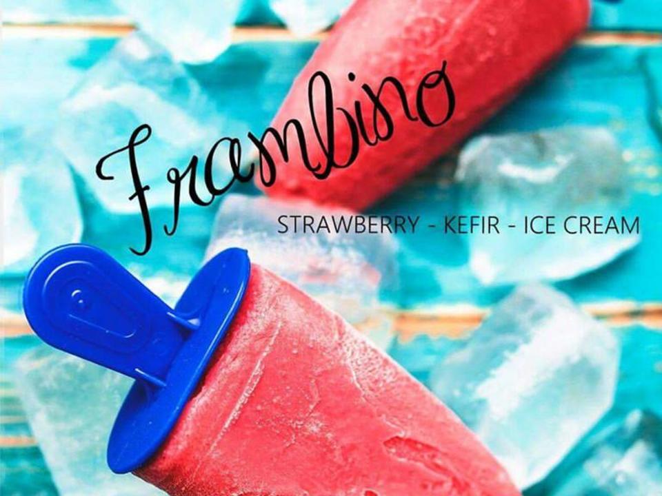 FRAMBINO - Erdbeer - Kefir - Eis - Rezept - kochbar.de