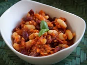 Schnelles vegetarisches Bohnen-Chili - Rezept - Bild Nr. 3166