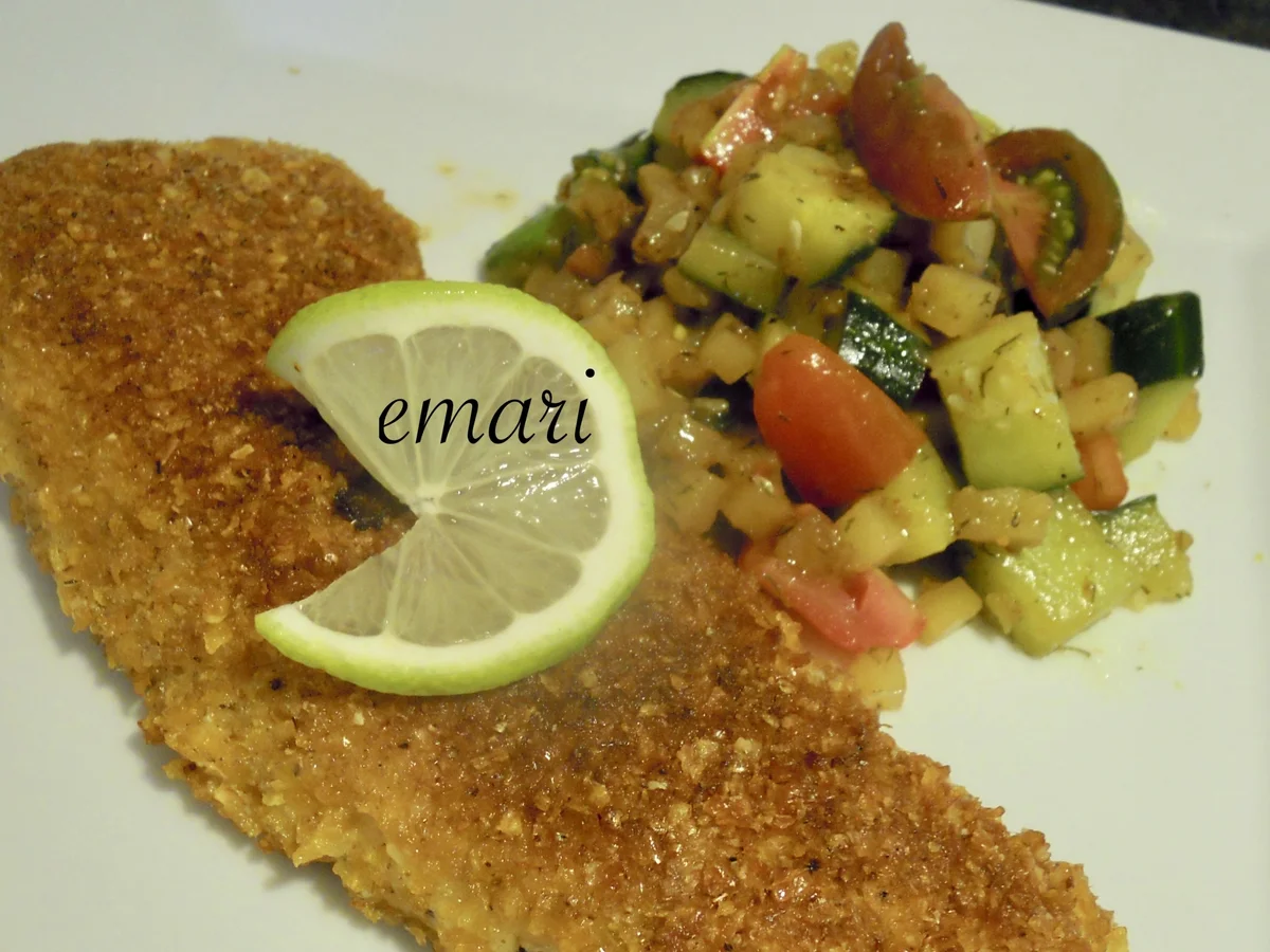 Saiblingsfilet in der Cornflakepanade - Rezept - Bild Nr. 3087