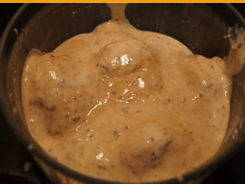 Chicken mit Knoblauch-Krautsalat und süßer Chilisauce - Rezept - Bild Nr. 3091