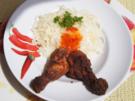 Chicken mit Knoblauch-Krautsalat und süßer Chilisauce - Rezept - Bild Nr. 3095