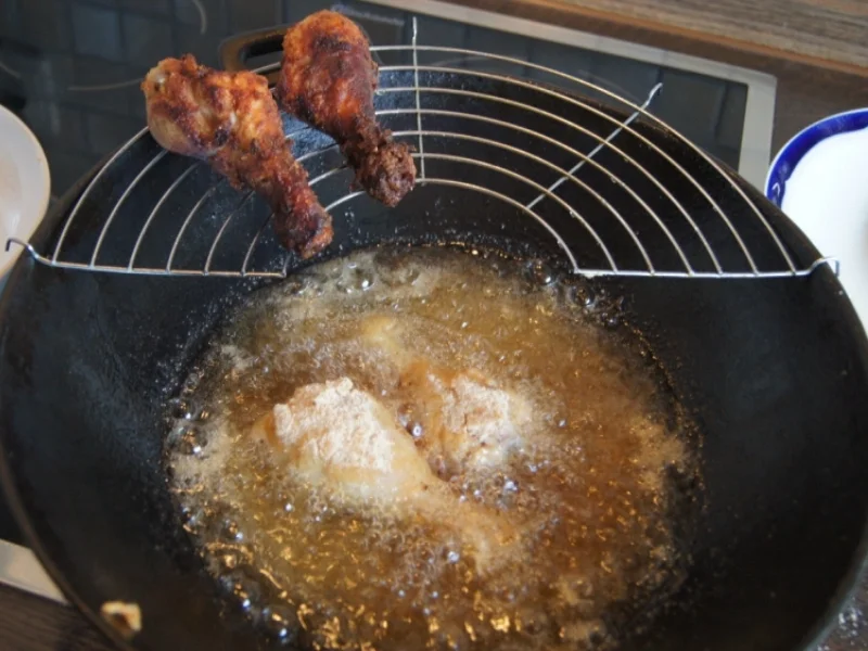 Chicken mit Knoblauch-Krautsalat und süßer Chilisauce - Rezept - Bild Nr. 3097