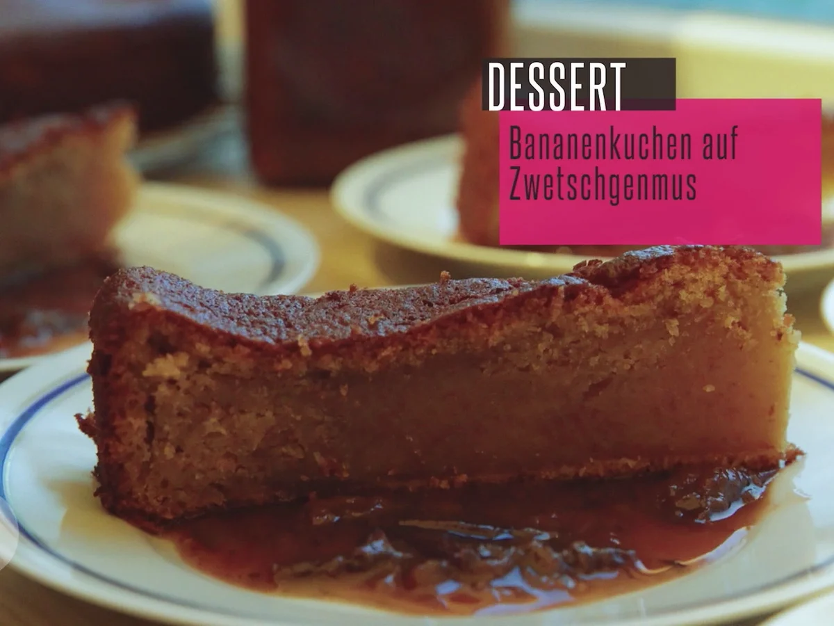 Rezept: Saftiger Bananenkuchen auf Zwetschgenmus Bild Nr. 2 Saftiger Bananenkuchen auf Zwetschgenmus - Rezept - Bild Nr. 2