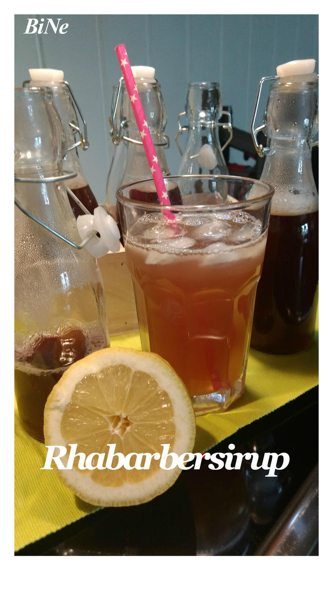 BiNe` S RHABARBERSIRUP - Rezept - Bild Nr. 3098