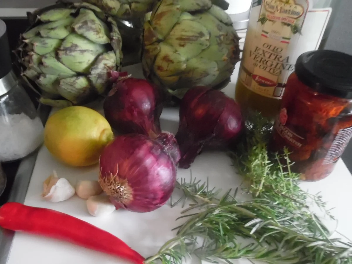 Artischocken-Pfanne, mediterran - Rezept - Bild Nr. 3105