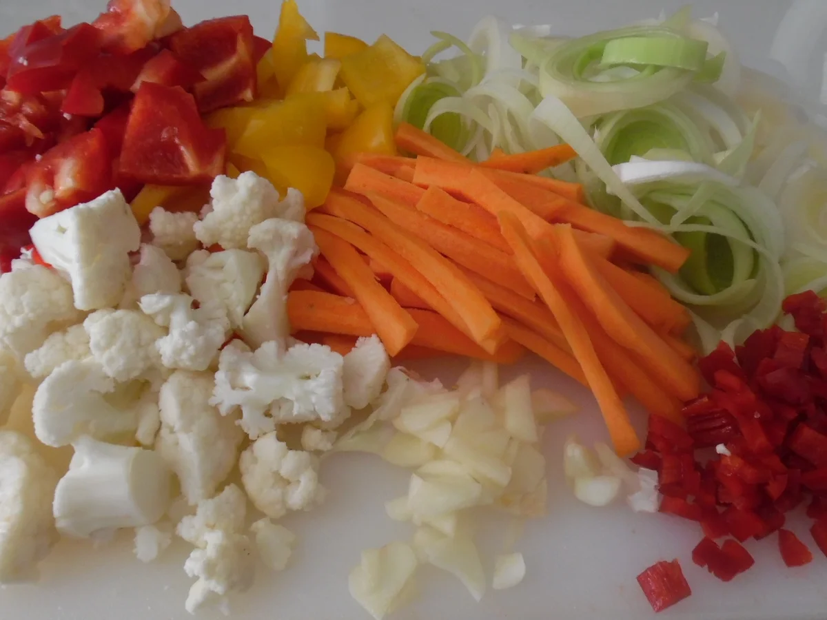 Garnelen-Nudel-Pfanne, scharf - Rezept - Bild Nr. 3100