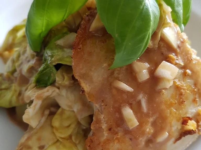 Dorade gebraten dazu frischer Gartensalat à la Biggi - Rezept - Bild Nr. 3110