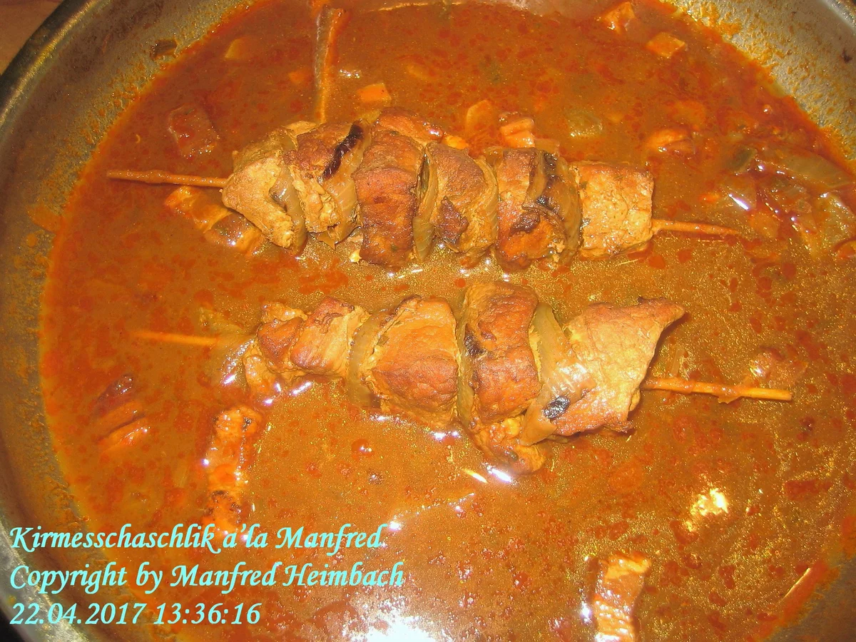 Fleisch – Kirmesschaschlik a’la Manfred - Rezept - Bild Nr. 3113