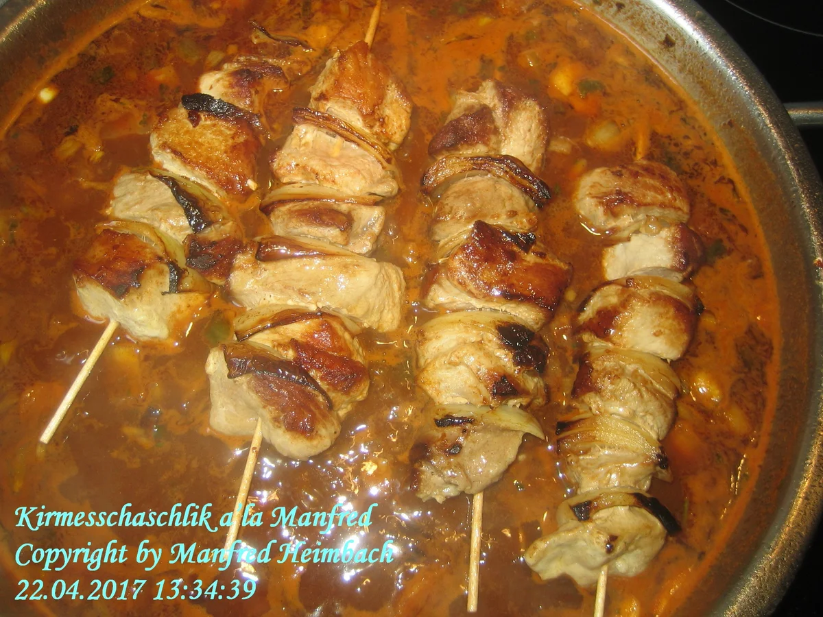 Fleisch – Kirmesschaschlik a’la Manfred - Rezept - Bild Nr. 3114