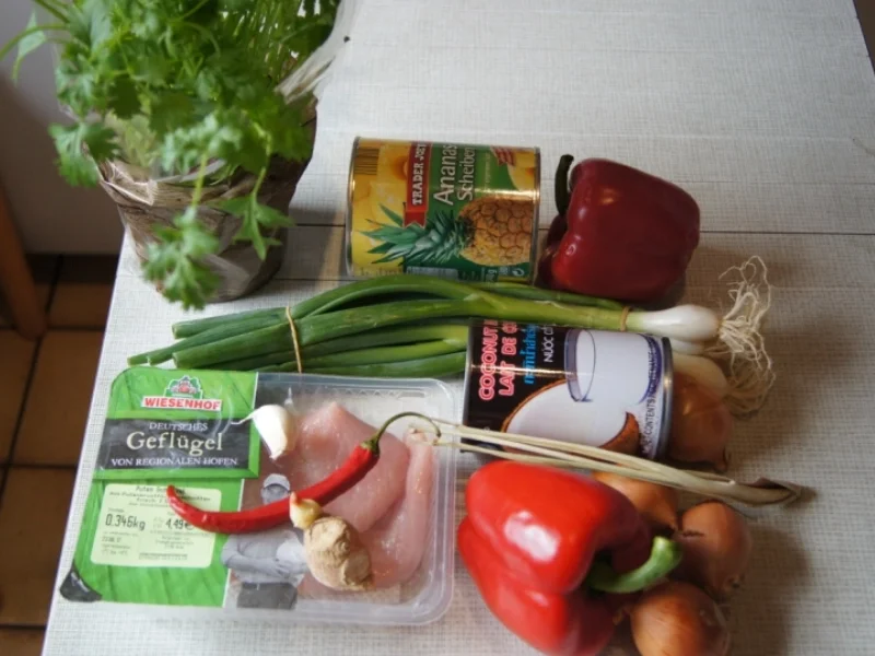 Fruchtiges Putencurry im Wok mit Basmatireis - Rezept - Bild Nr. 3147