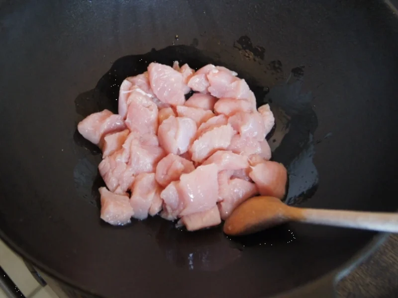 Fruchtiges Putencurry im Wok mit Basmatireis - Rezept - Bild Nr. 3148